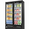 Autosserviço Expositor Vanguard Para Refrigerados 2 Portas Preto 0°C a 7ºC ASVR2PPB 220V - Refrimate