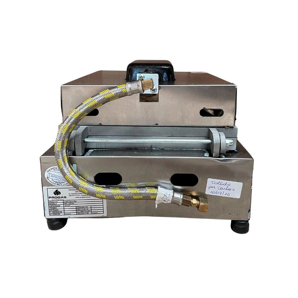 SEMINOVO - Prensa de Crepe Suíço a Gás 12 Cavidades PRK-120G - Progás