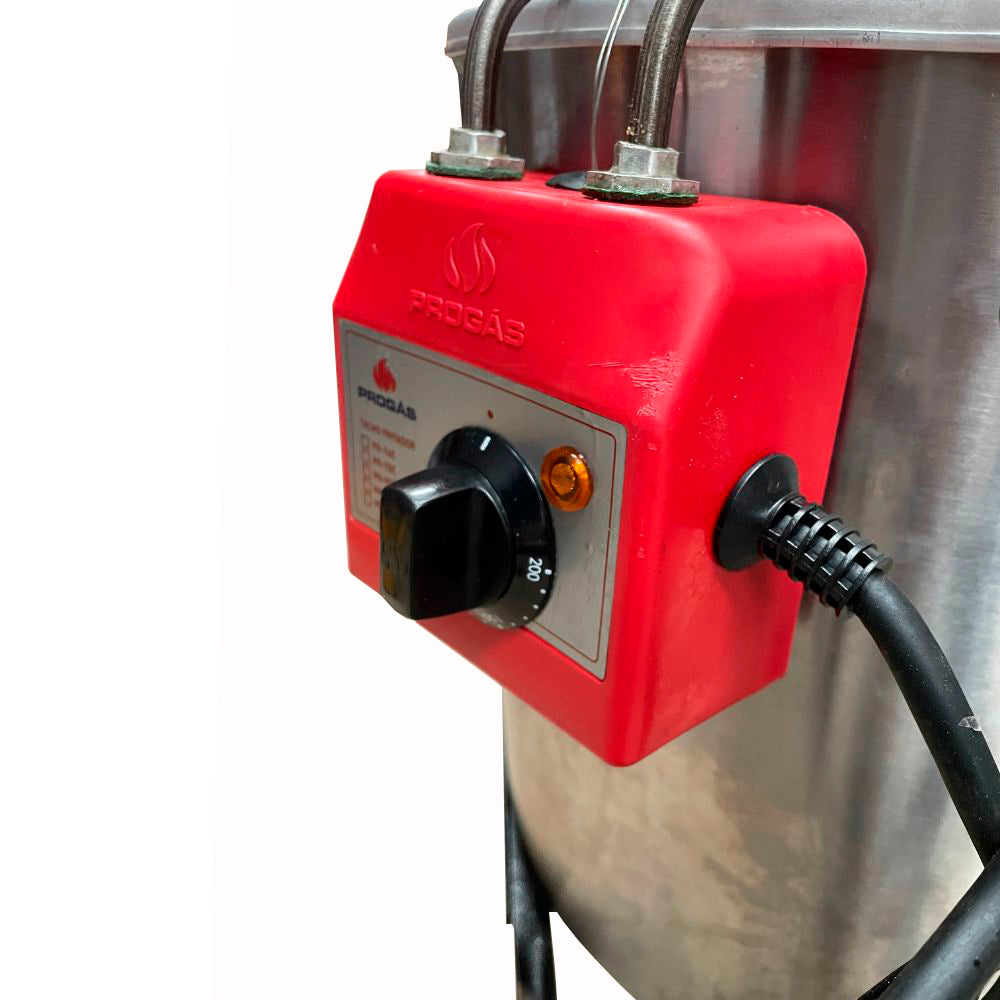 SEMINOVO - Fritador Profissional Água e Óleo 12 litros 3500W PR-90E - Progás 220V