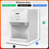 Bebedouro de Mesa Galão Mineralle Compressor Branco EBC041B 127v - Eos