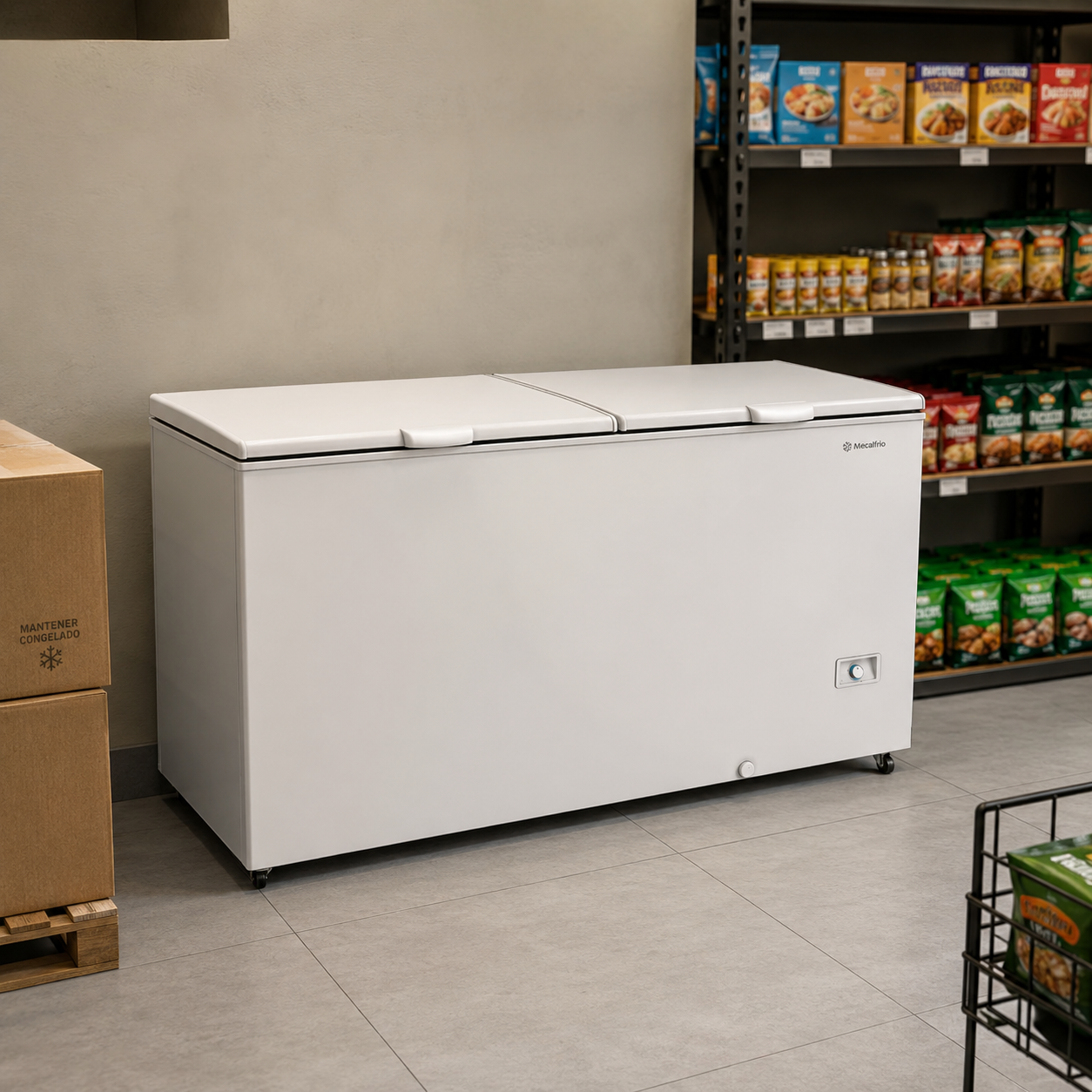 Freezer Horizontal Inverter Refrigerador 543 Litros Dupla Ação +8°C a -22ºC DA550IF Tech Bivolt - Metalfrio