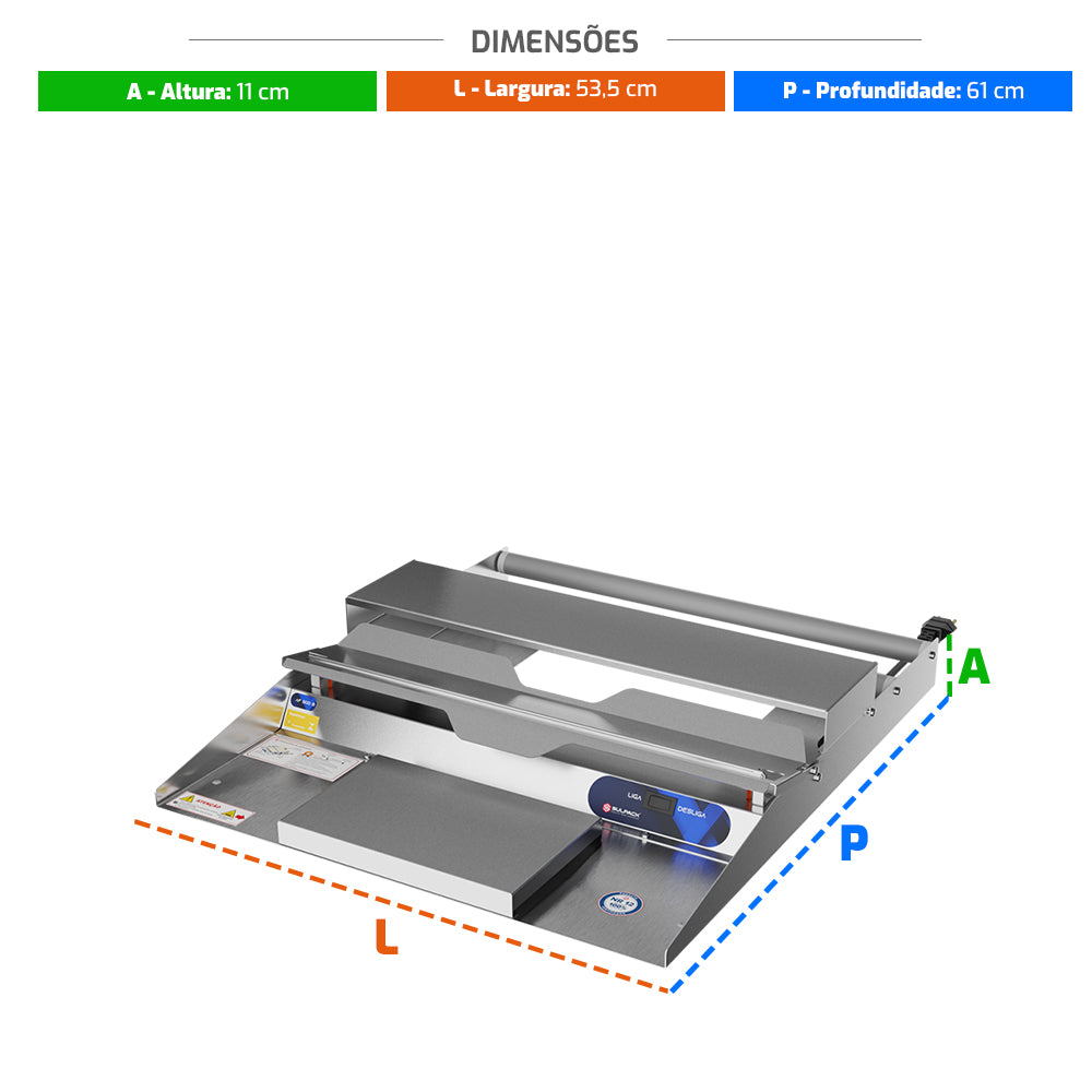 Aplicador de Filme Seladora AF 500 F com Fio de Corte Bivolt - Sulpack