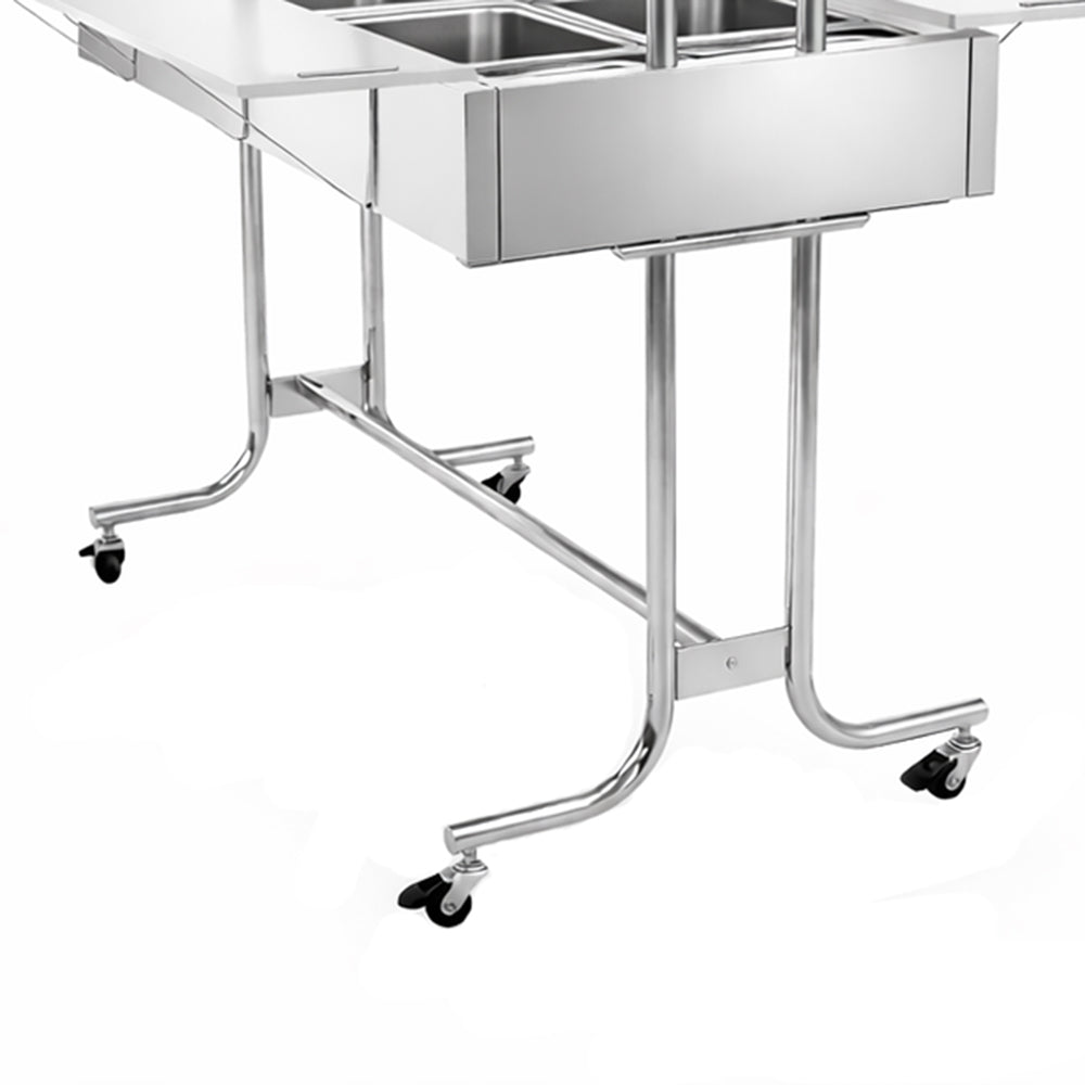 Buffet Estufa de Aquecimento Profissional Self Service Térmico 6 Cubas EA6M  –  Venâncio