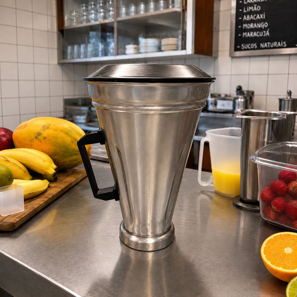 SEMINOVO - Copo Inox Liquidificador Alta Rotacao 3,5l Lar.4 - Metvisa