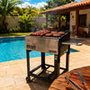 SEMINOVO - Churrasqueira Portátil Grelhado Char Broiler Parrilla Brazô Carvão/lenha VCB60 - Venâncio