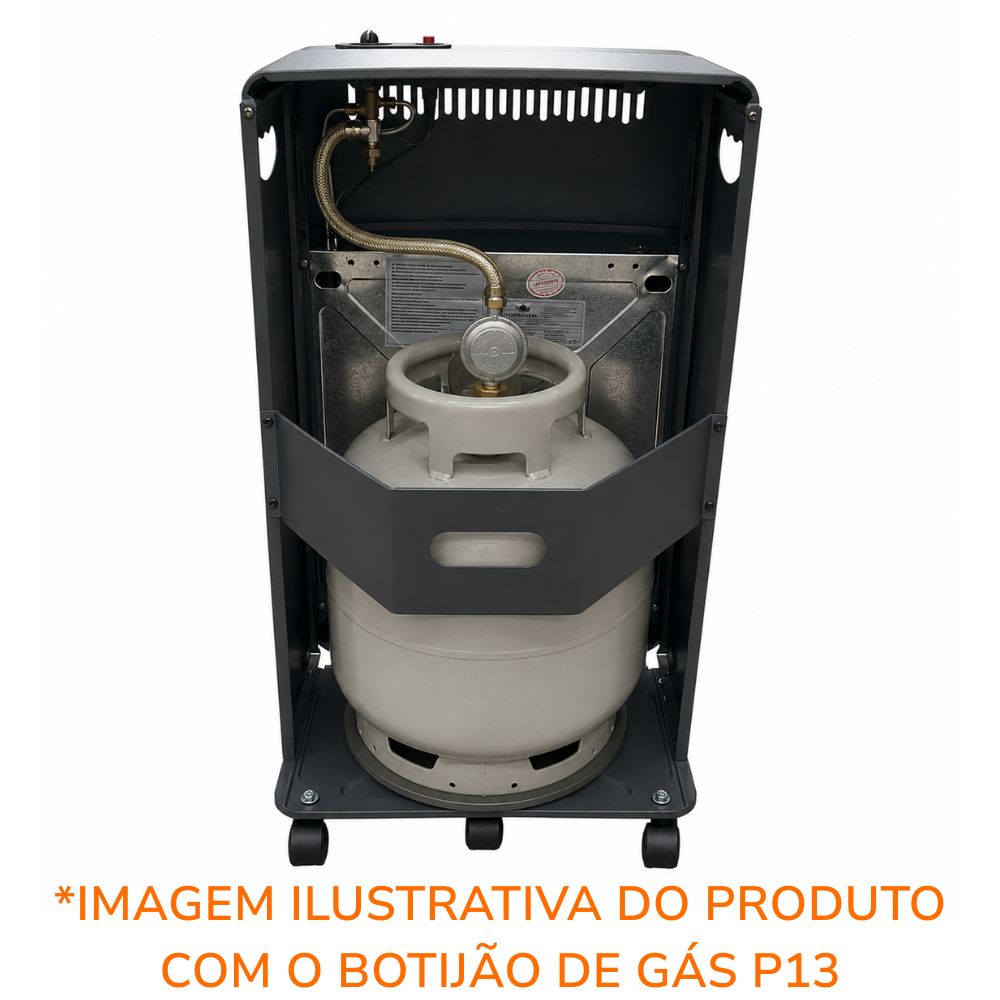 SEMINOVO - Aquecedor de Ambientes a Gás Baixa Pressão 3 Níveis PRAM-03 - Progás
