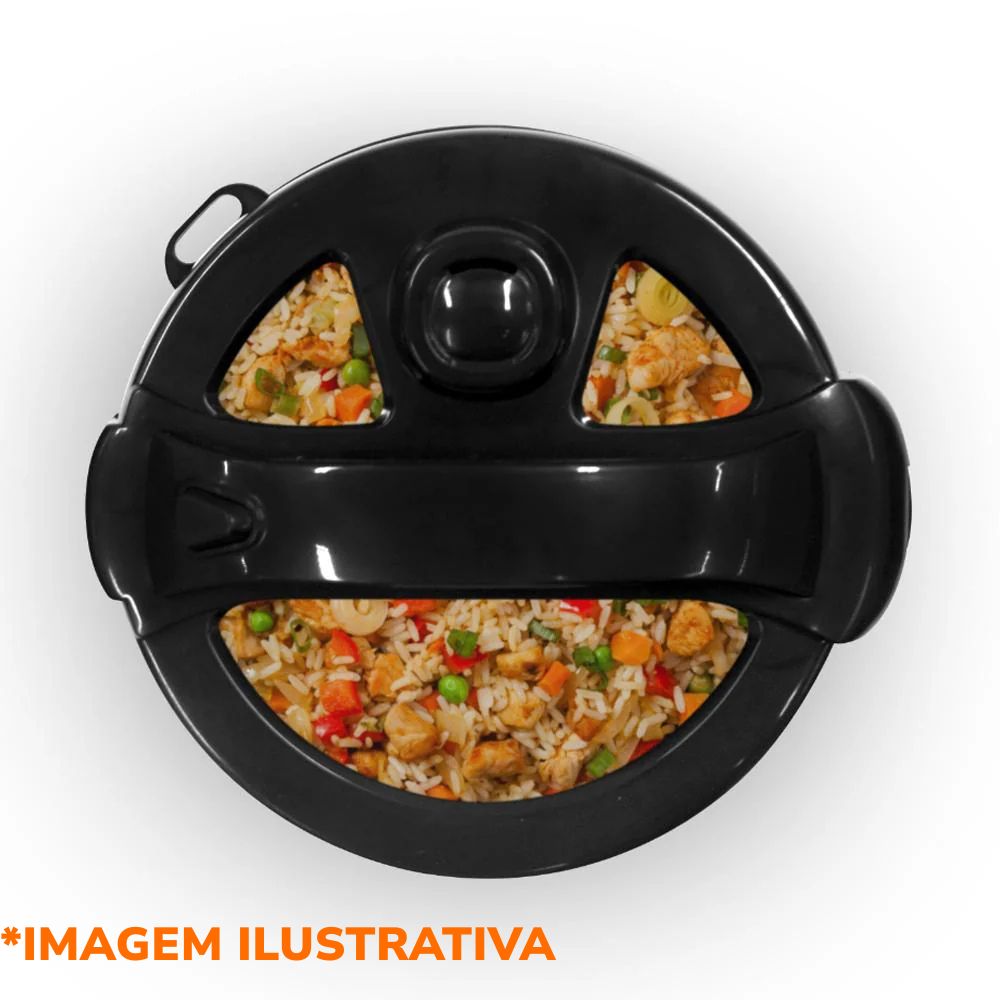 SEMINOVO - Panela Elétrica Arroz 10 Xícaras Titanium Preta Tampa Vidro Clearglas EPA10PT 220V - Eos
