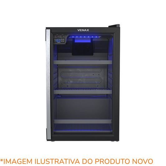 SEMINOVO - Visa Cooler Expositor Cervejeiro Porta Vidro 100L Blue Light EXPVQBL100 127V - Venax