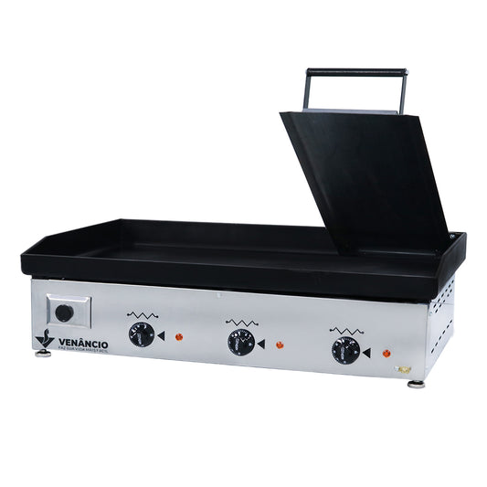 Chapa Bifeteira Elétrica Inox 80 Cm C/Prensa Ce80p Venâncio