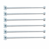 Kit 6 Réguas Para Gondola 91cm - SA Gôndolas