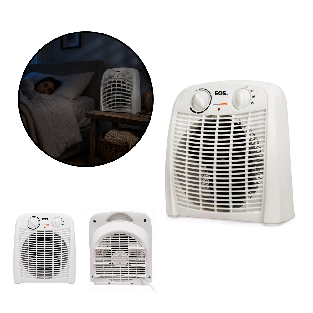 Aquecedor Elétrico 3 Em 1 Comfort Heat 1500W EAQ01V 127V - EOS B161066