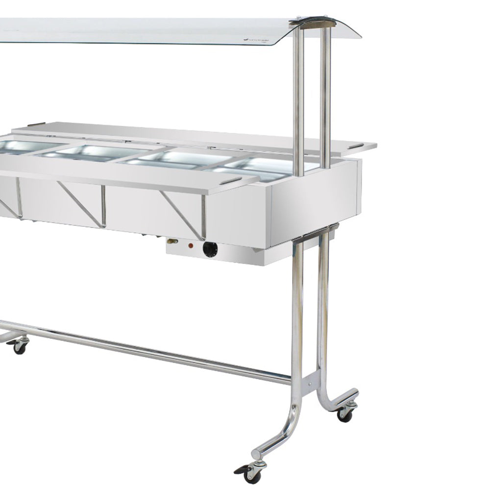 Buffet Estufa de Aquecimento Profissional Self Service Térmico 8 Cubas 1/2 GN EA8M – Venâncio