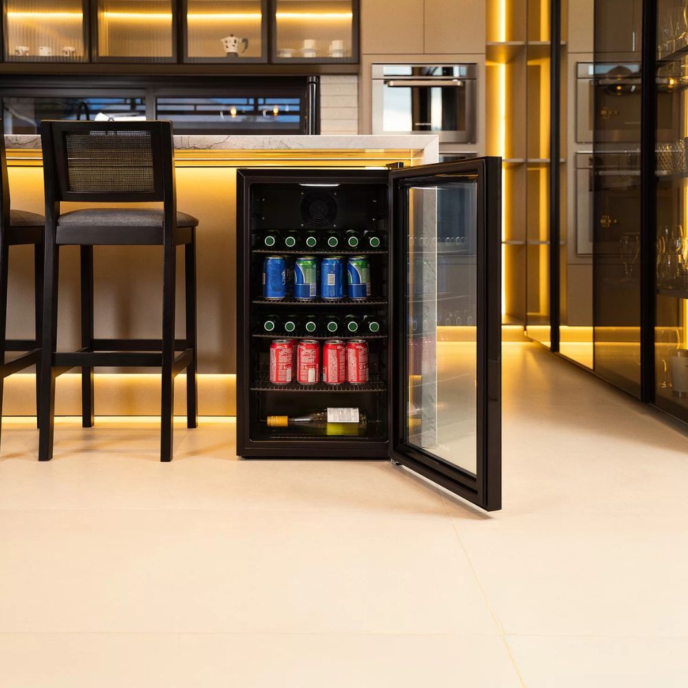 Cervejeira Visa Cooler 98L Porta De Vidro Frost Free -6°C a +10ºC ECE100 Bierhaus 220V - EOS B160383