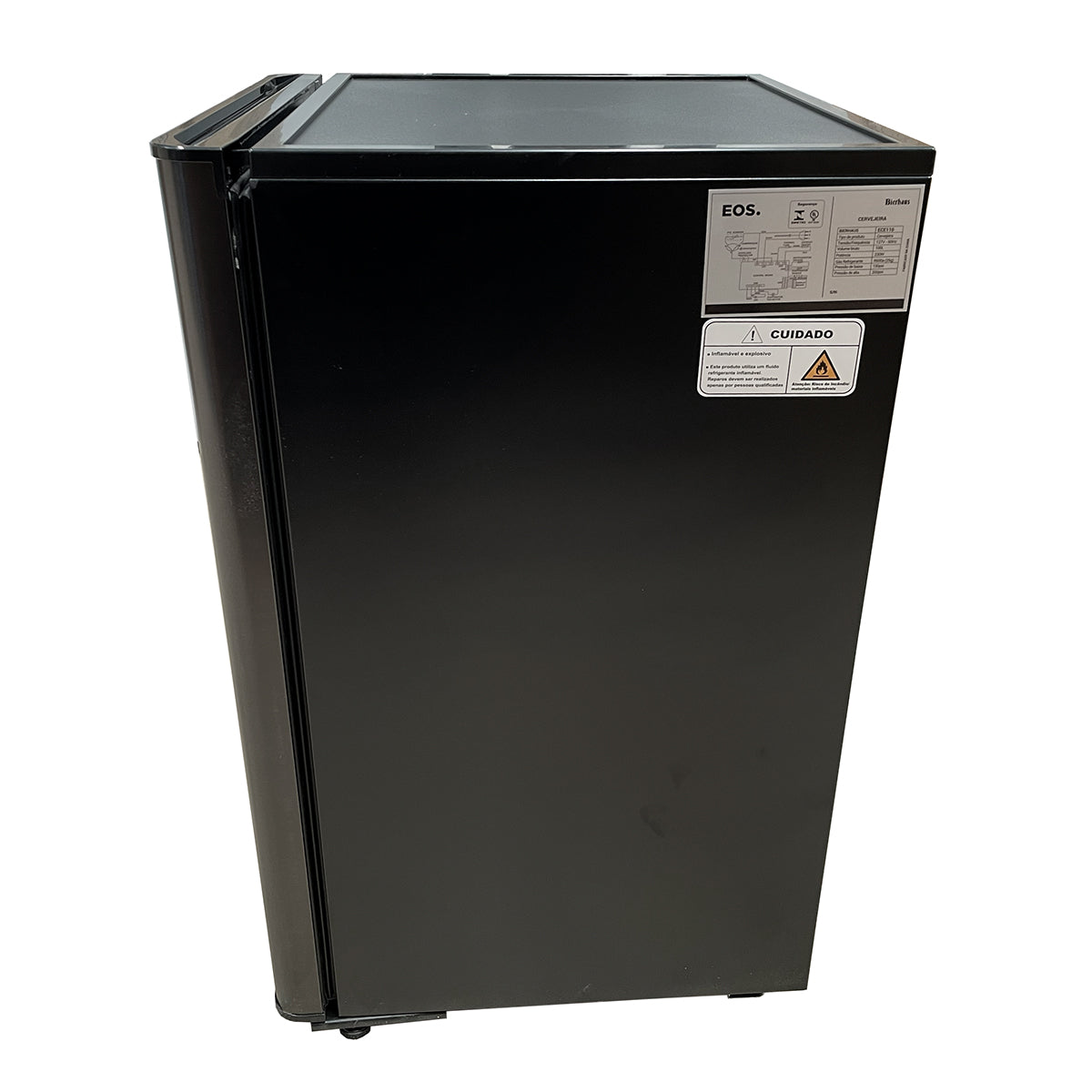 SEMINOVO - Visa Cooler Cervejeira Doméstica Porta Inox Frost Free -6 a 5 ºC 100L ECE110 Bierhaus 127V - EOS