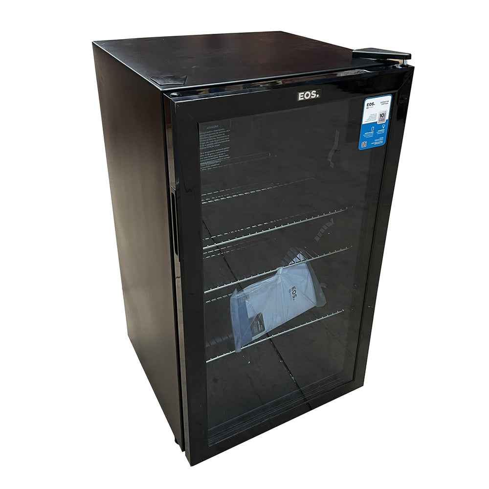 SEMINOVO - Refrigerador Expositor Vertical 124L Eco Gelo Preto EEV120P 220V - EOS