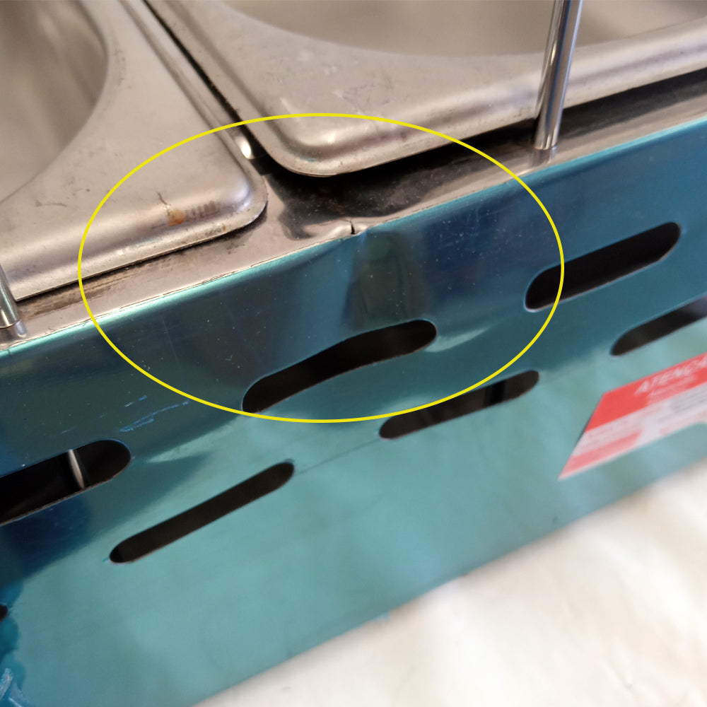 SEMINOVO - Fritador Gás Óleo 2 Cubas 1/2 SFG212 - Venâncio