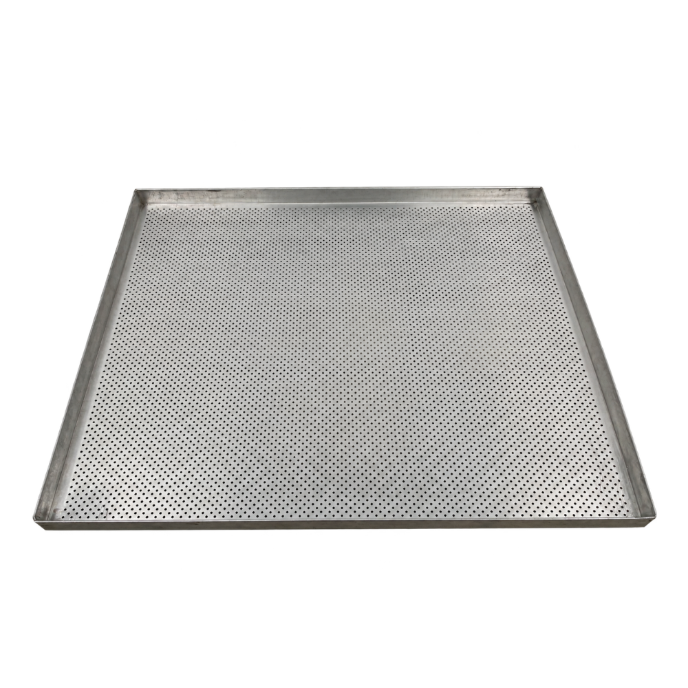 SEMINOVO - Kit  4 Assadeiras Perfuradas Alumínio 58cm x 70cm