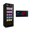 Freezer conservador vertical com dupla ação, ideal para conservação e congelamento de alimentos.
