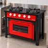 Fogão Industrial 2 Bocas Duplas a Gás com Forno Bravo Vermelho BR2BF – Venâncio