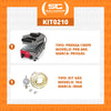 Kit - Prensa a Gás Crepes Suiço 6 Cavidades Prk-60g + Kit Gás - Progás