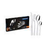 Kit - Panela Wok 6L Alumínio 36 Cm Paris Vermelho + 1 Faqueiro Inox 24pç - Tramontina