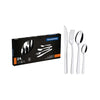 Kit - Panela Wok 6L 36 Cm Vermelho + 1 Conjunto Facas 9pç + 1 Faqueiro Inox 24pç - Tramontina