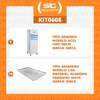 Kit - Armário Crescimento 20 Níveis 58x70 AC20 + 20 Assadeiras Formas Alumínio - Imeca