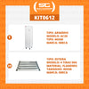 KIT - Armário Crescimento 20 Níveis 60x40 AC20 + 20 Esteiras 4 Talas Tiras 7cm Flandres 50g - Imeca