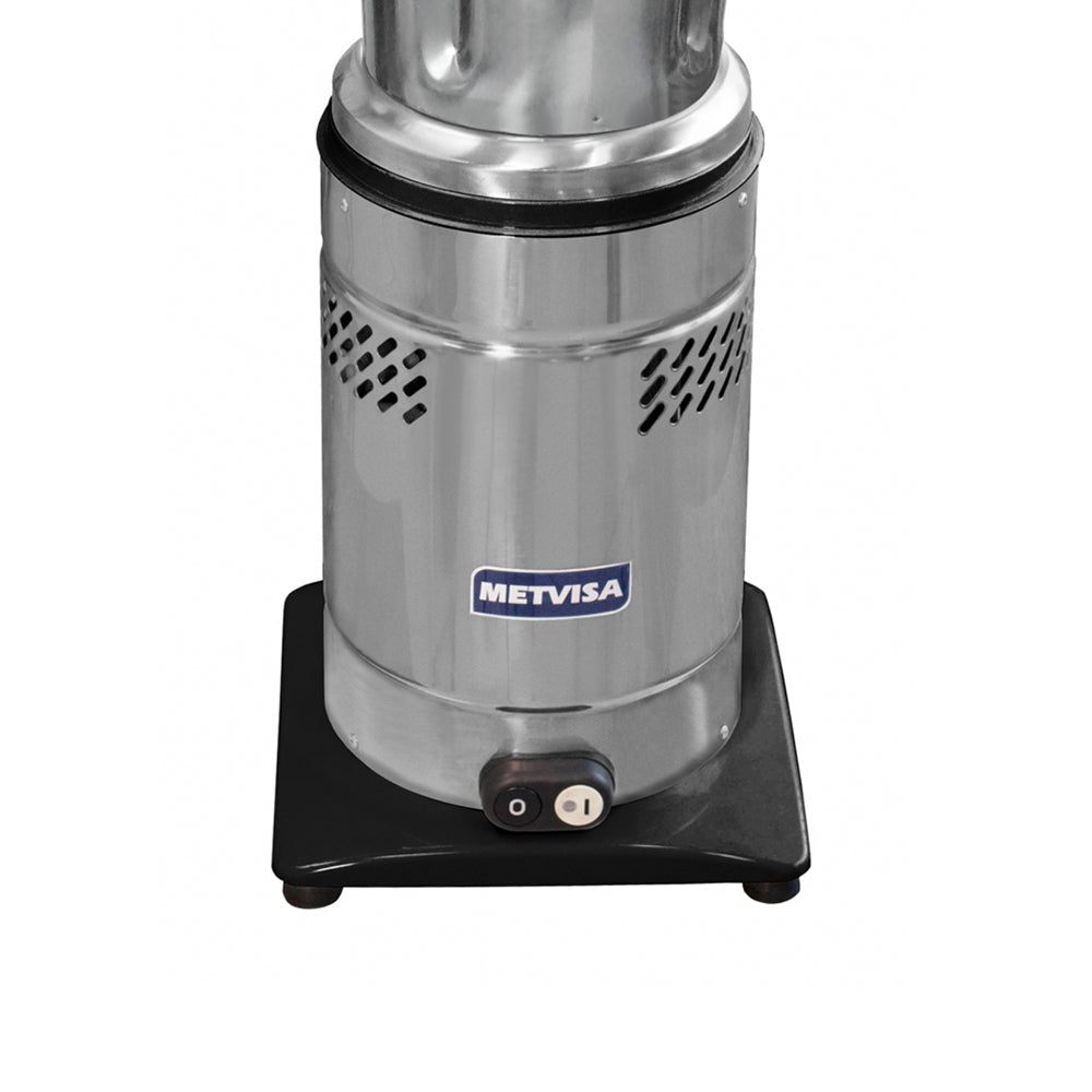 Liquidificador De Baixa Rotação Comercial Inox 8 Litros 1/2 CV 3500RPM LQL.8 220V - Metvisa
