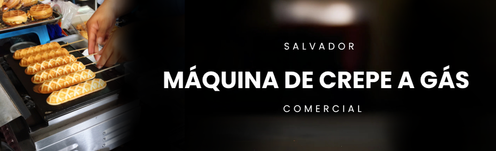 Máquina de Crepe a Gás