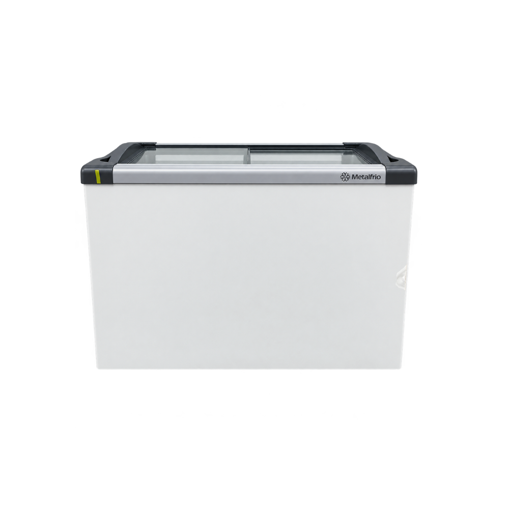 SEMINOVO - Freezer Horizontal 220V Tampa de Vidro Congelados 230 Litros NF30 - Metalfrio