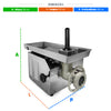 SEMINOVO - Picador Moedor de Carne Profissional Para Açougues Boca 22 Aço Carbono 1cv Pcl22l 220V - Metvisa