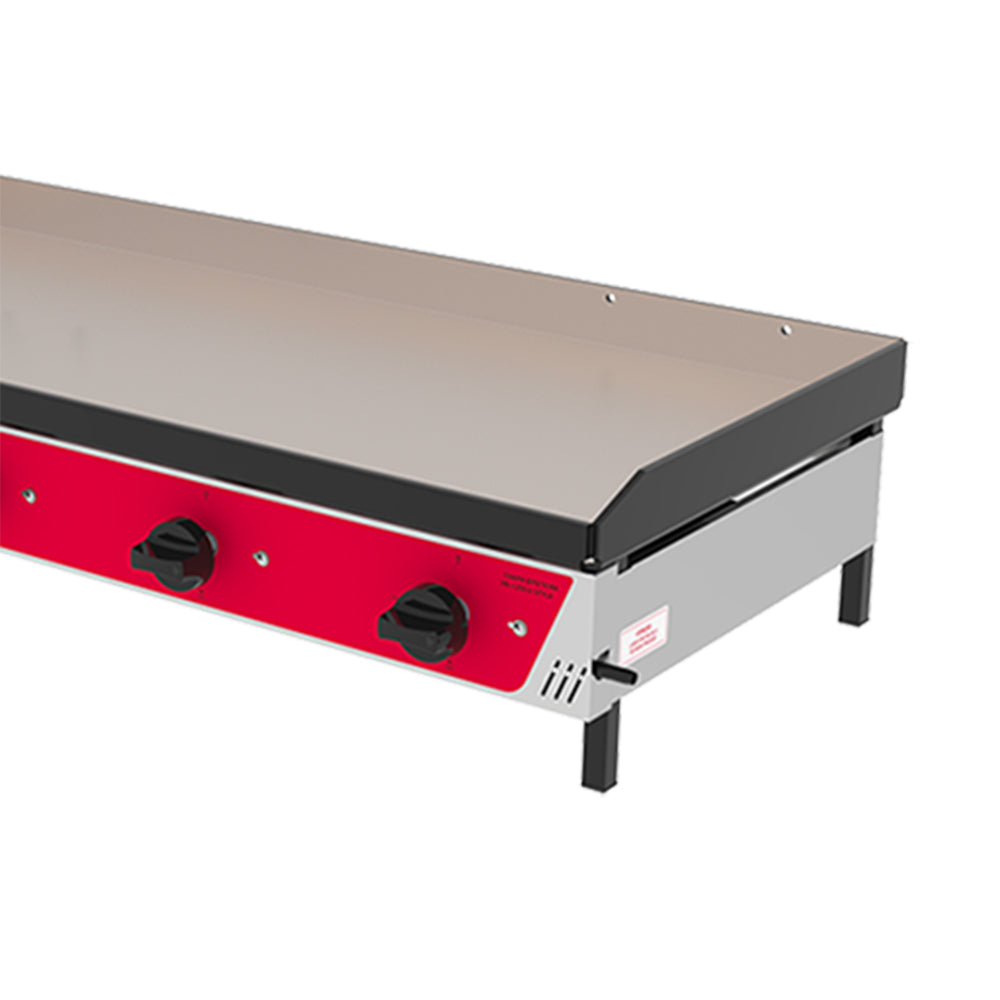 Chapa Lanche Bifeteira a Gás Profissional 6,3mm Inox PR-1200G - Progás