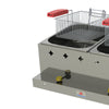 Fritador Tacho Fritura Retangular 2 Cestos Gás 10 Ls Óleo Pr-20g - Progás