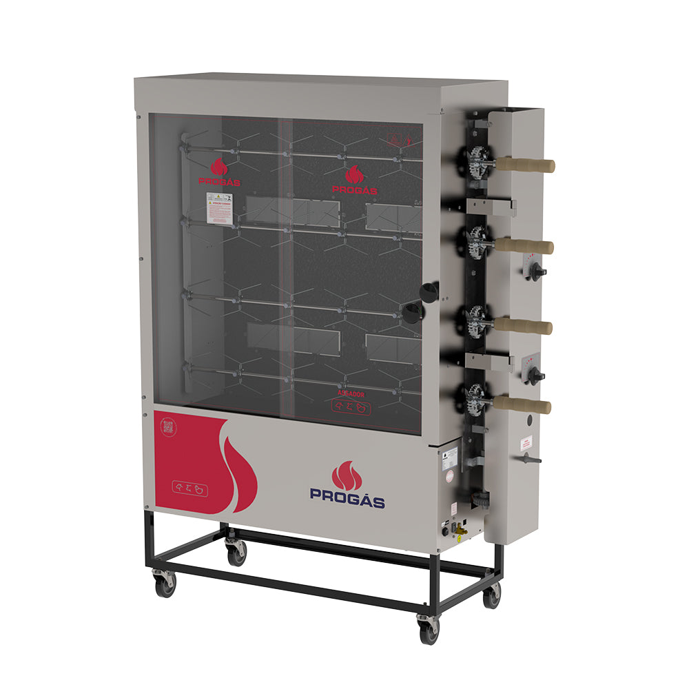 Assador de Frango Rotativo Profissional 4 Espetos Infravermelho PR-621 220V –  Progás