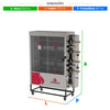 Assador Frango Infra Vermelho 4 Espetos Garfo Pr-621 Bivolt Progás