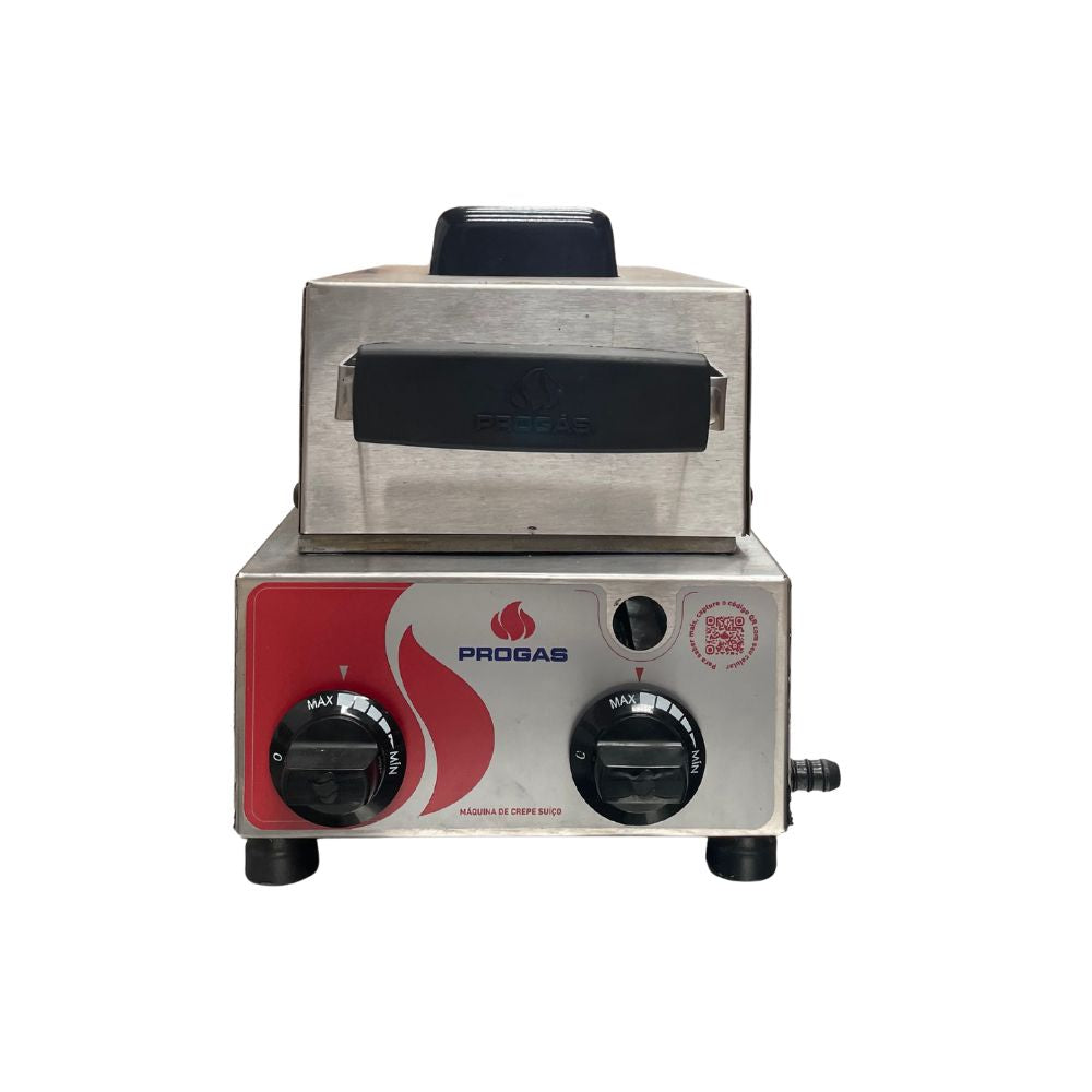 SEMINOVO - Prensa Gás de Crepes Suíço 06 Cavidades PRK-60g Style - Progás