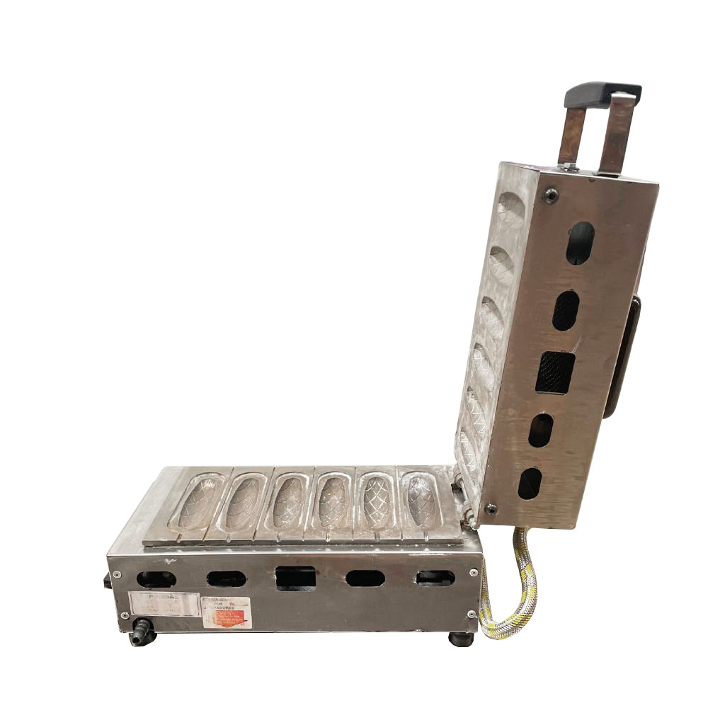 SEMINOVO - Prensa Gás de Crepes Suíço 06 Cavidades PRK-60g Style - Progás