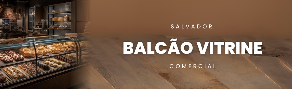 Balcão Vitrine Confeitaria