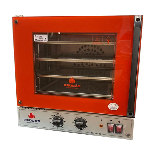 Semi - Forno Turbo Elétrico Fast Oven Prp-004 G2 Vermelho - Progás 127v