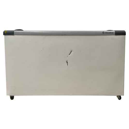 SEMINOVO - Freezer Horizontal Tampa de Vidro Congelados 318 Litros NF40 - Metalfrio 127V