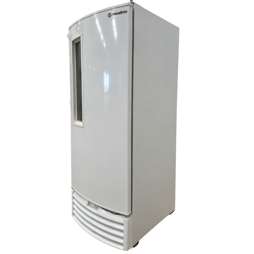 SEMINOVO - Freezer Conservador Vertical Tripla Ação Porta Com Visor 512 Litros VF55FT 127V - Metalfrio