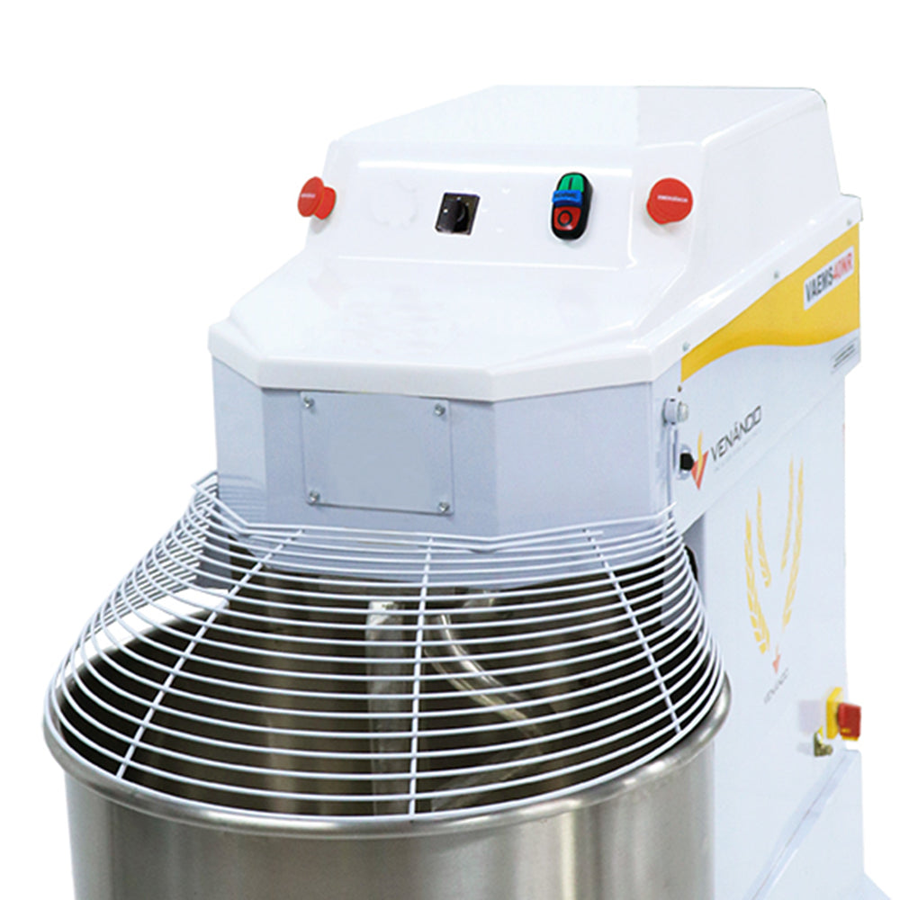 Amassadeira Espiral Massa Pão Padaria Trifásica 2 Velocidades 25Kg Vaes25 - Venâncio 380T