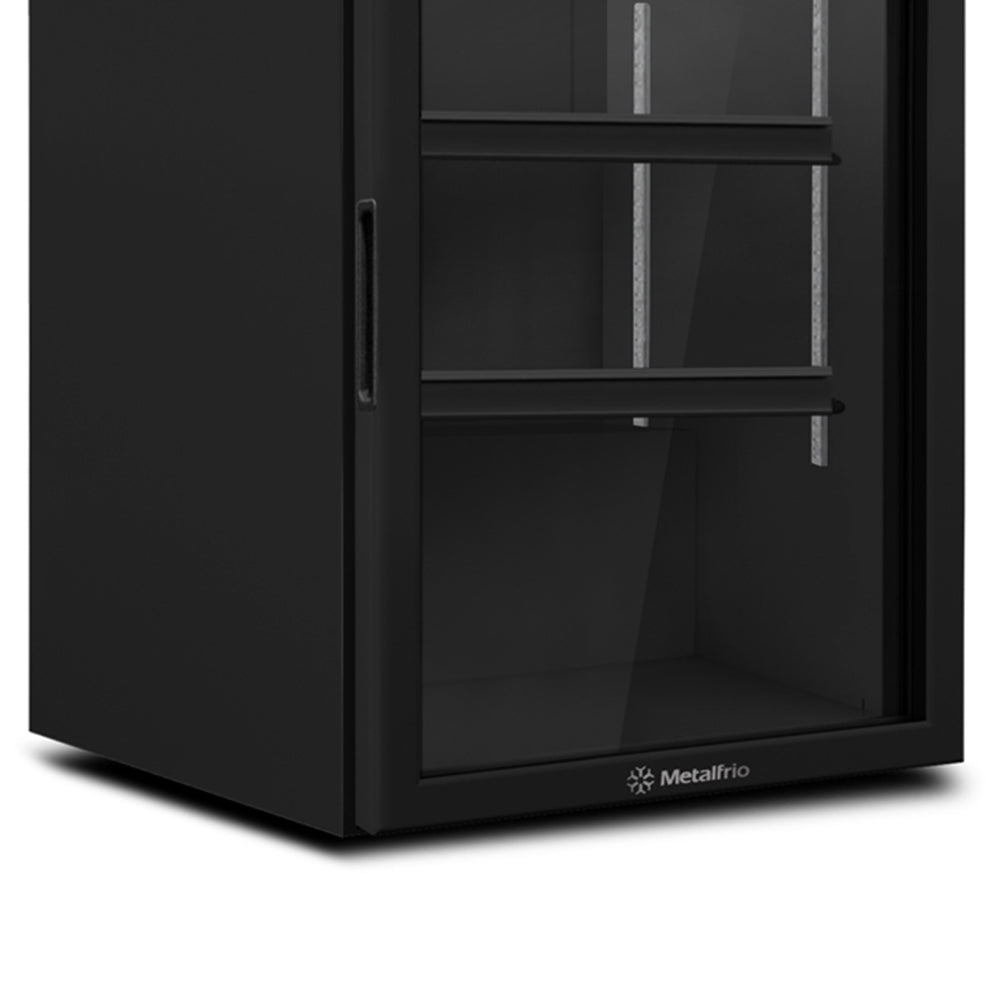 Frigobar 106/115 Litros Refrigerador Expositor Preto VB11RL 220V - Metalfrio