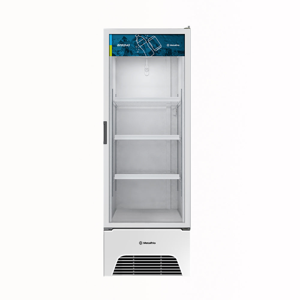 Refrigerador Visa Expositor Branco 541/577L Porta De Vidro 2°C e 8°C VB52AH 220V - Metalfrio