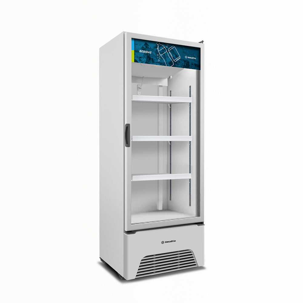 Refrigerador Visa Expositor Branco 541/577L Porta De Vidro 2°C e 8°C VB52AH 127V - Metalfrio