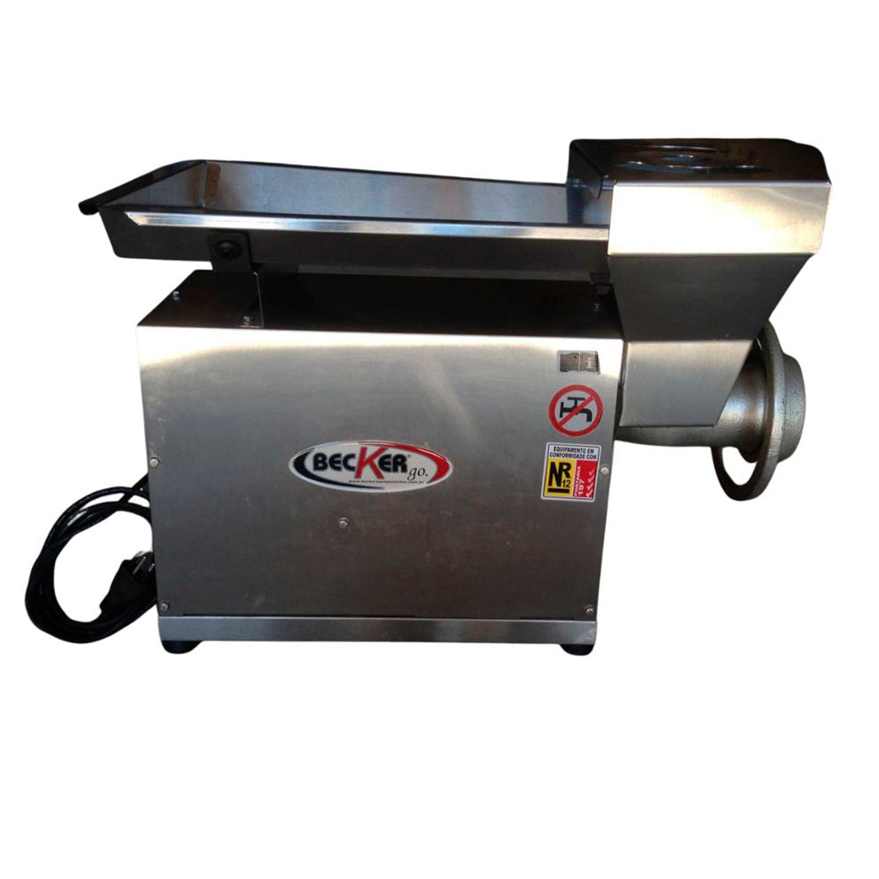 SEMINOVO - Moedor Picador Carne Boca 10 motor 1/2 HP MBI-10 Bivolt - Becker