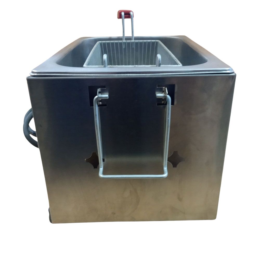SEMINOVO - Tacho Fritador Retangular Fritura 1 Cesto Gas 5 Litros Óleo PR-10G - Progás