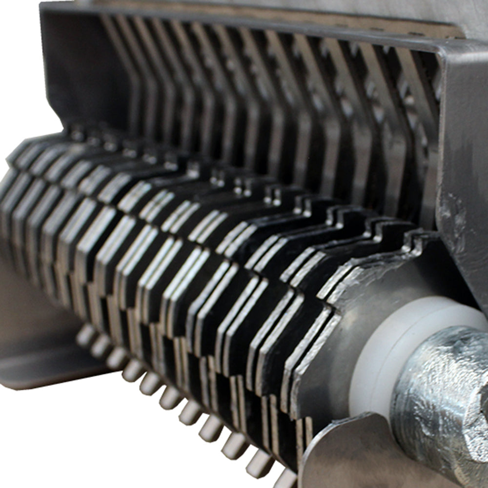 Amaciador de Carne Skymsen KES-ABNHD12 que corta tiras de 12mm, ideal para otimizar o preparo de pratos em restaurantes e açougues.