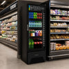 SEMINOVO - Visa Cooler Refrigerador Expositor de Bebidas Vertical 2 a 8ºc 370l Vb40ah 127V All Black - Metalfrio